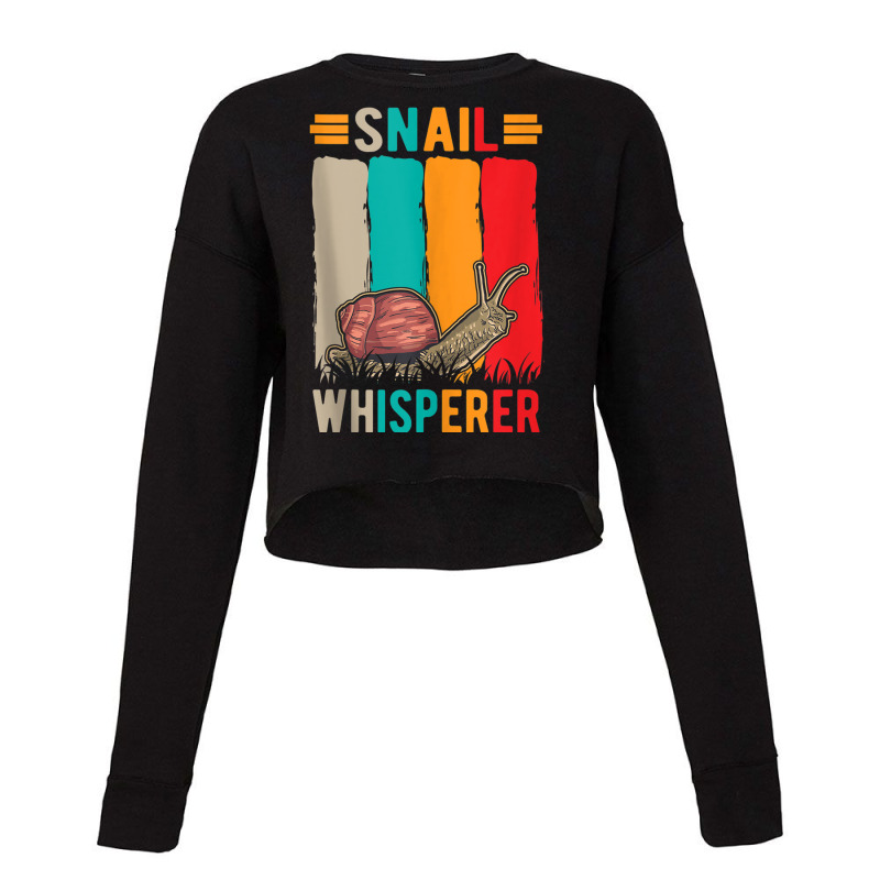 Snail Whisperer Tank Top Cropped Sweater by cm-arts | Artistshot