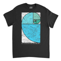 Vintage Fibonacci Sequence Golden Ratio Spiral Numbers Classic T-shirt | Artistshot