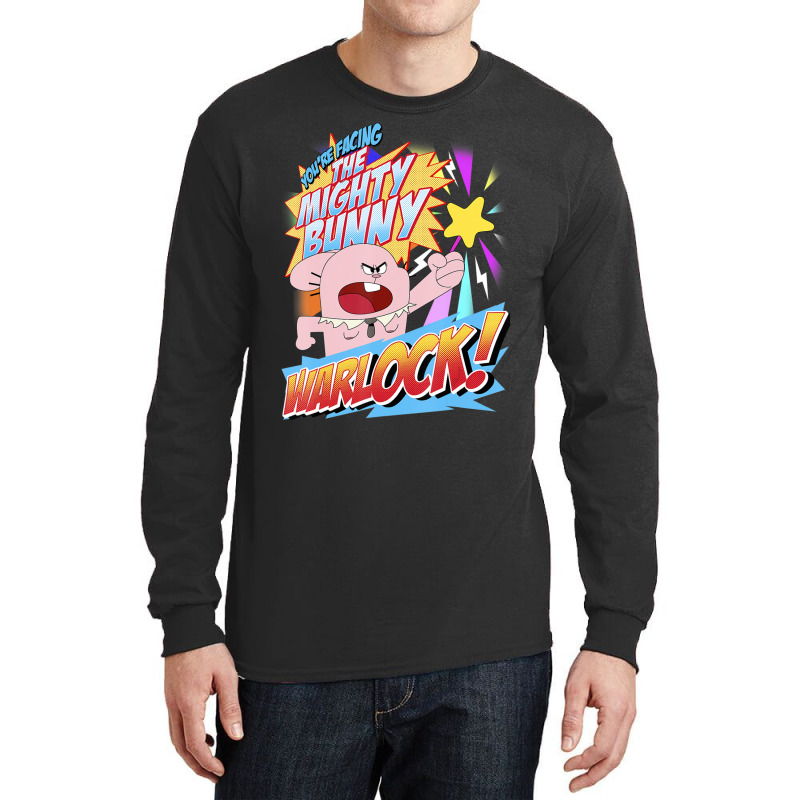 Cn The Amazing World Of Gumball Facing The Bunny Warlock Long Sleeve Shirts | Artistshot