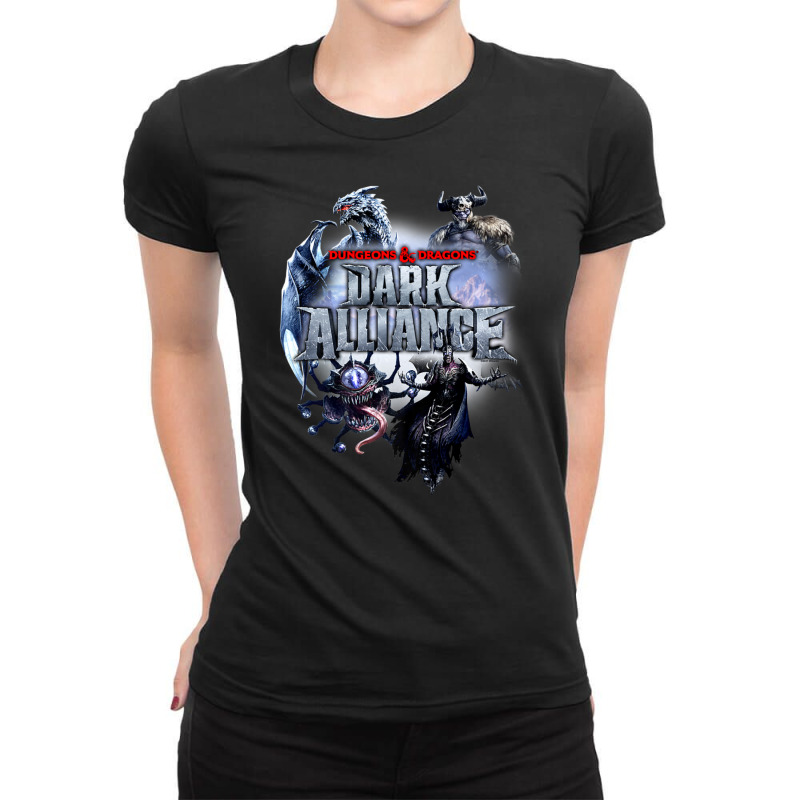 Dungeons & Dragons Dark Alliance Bosses Unite Ladies Fitted T-Shirt by hotoancuong | Artistshot