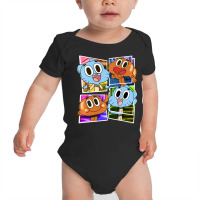 Cn The Amazing World Of Gumball Photo Box Up Baby Bodysuit | Artistshot