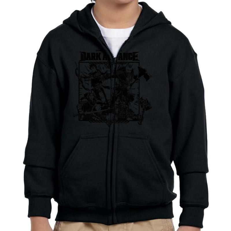 Dungeons & Dragons Dark Alliance Group Shot Poster Youth Zipper Hoodie by hotoancuong | Artistshot