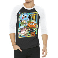 Cn The Amazing World Of Gumball The Boys 3/4 Sleeve Shirt | Artistshot