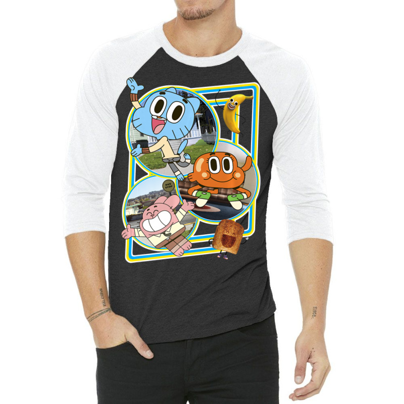 Cn The Amazing World Of Gumball The Boys 3/4 Sleeve Shirt | Artistshot