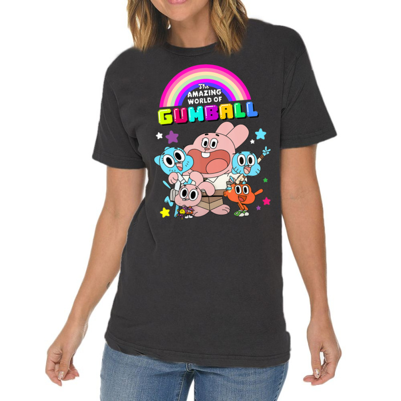 Cn The Amazing World Of Gumball The Wattersons Group Shot Vintage T-shirt | Artistshot