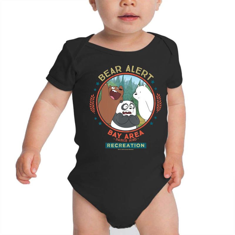 Cn We Bare Bears Bear Alert Bay Area Parks And Recreation Baby Bodysuit by ngodieutrinh | Artistshot