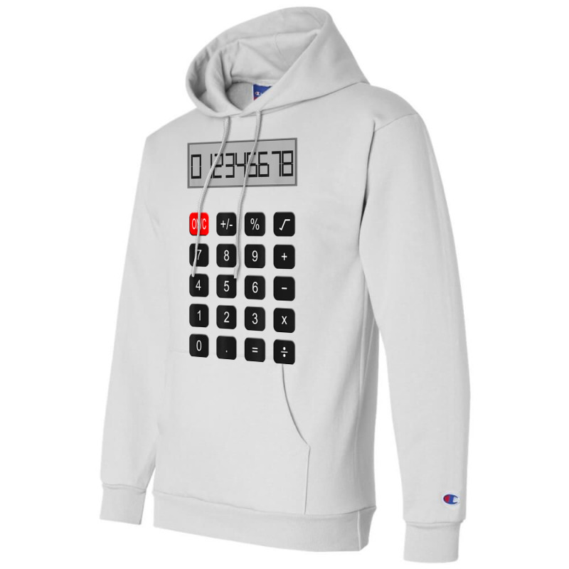 Calculator Halloween Costume Pretend I'm A Calculator T Shirt Champion Hoodie by zheralalumo | Artistshot