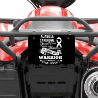 Alagille Syndrome Doesn't Come With A Manual Warrior T Shirt Atv License Plate | Artistshot