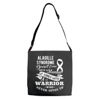 Alagille Syndrome Doesn't Come With A Manual Warrior T Shirt Adjustable Strap Totes | Artistshot