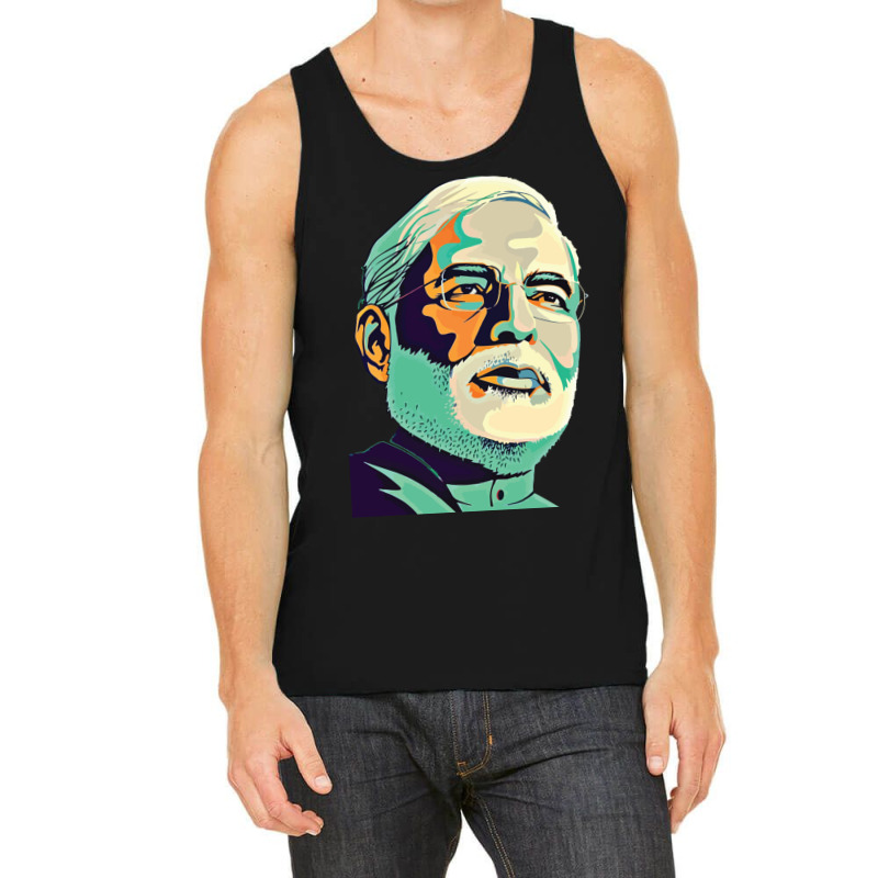 Narendra Modi India Prime Minister Namo Bjp Supporter Tank Top by cm-arts | Artistshot