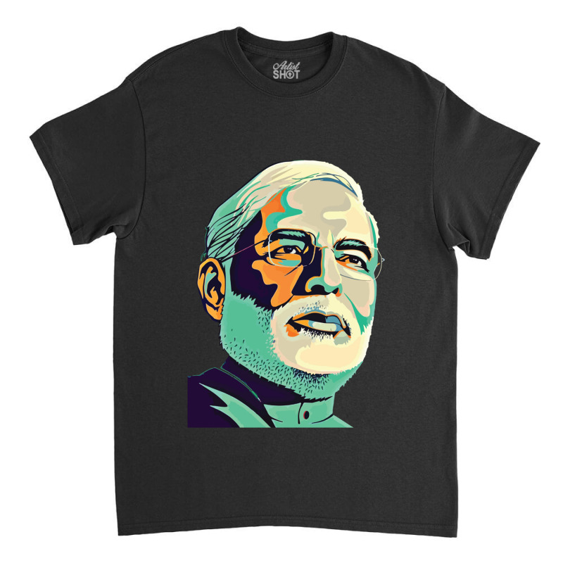 Narendra Modi India Prime Minister Namo Bjp Supporter Classic T-shirt by cm-arts | Artistshot