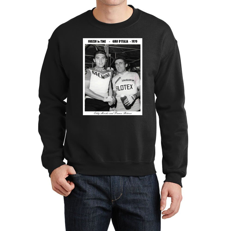 Giro D Italia  Vintage 1970 Bicycle Racing Advertising Print Crewneck Sweatshirt by cm-arts | Artistshot