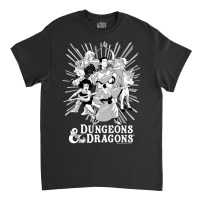 Dungeons & Dragons Group Shot Ray Portrait Classic T-shirt | Artistshot