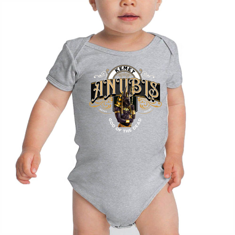 Anubis Black And Gold Retro Vintage Premium T Shirt Baby Bodysuit by cm-arts | Artistshot