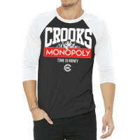 Crooks Monopoly 3/4 Sleeve Shirt | Artistshot