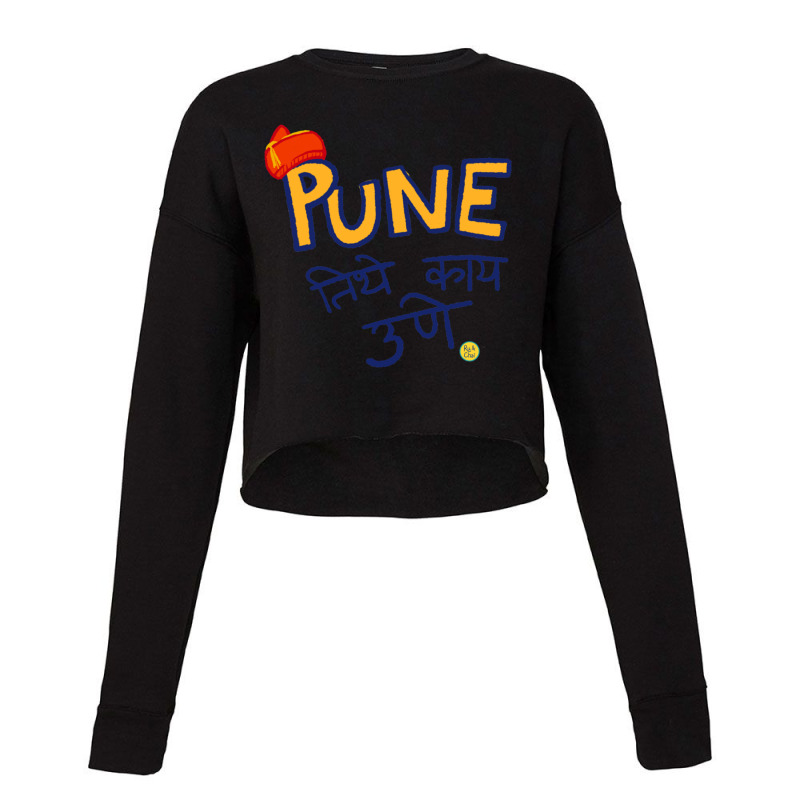 Pune Tithe Kay Une Cropped Sweater by cm-arts | Artistshot