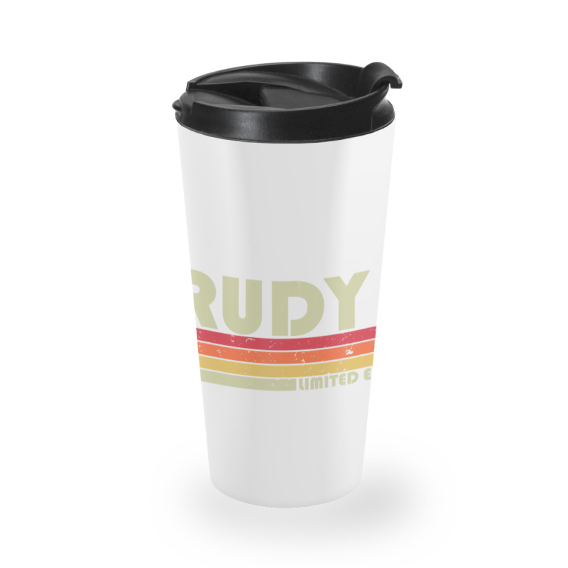 Rudy Name Personalized Retro Vintage Birthday Travel Mug | Artistshot