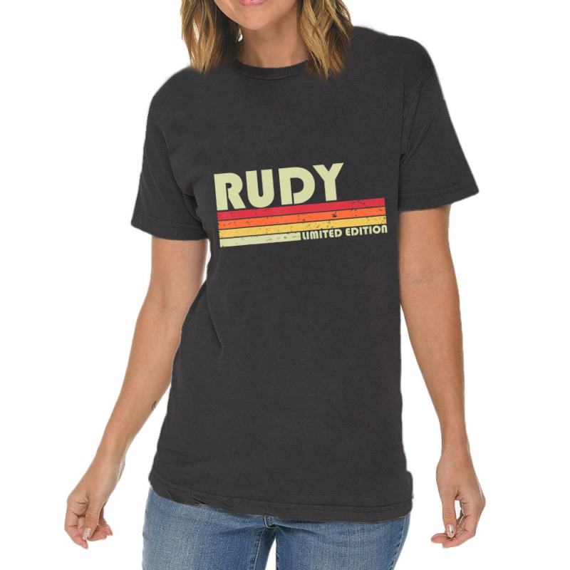 Rudy Name Personalized Retro Vintage Birthday Vintage T-shirt | Artistshot