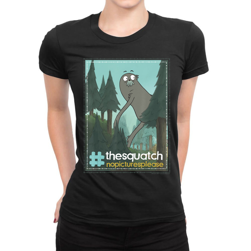 Cn We Bare Bears The Squatch No Pictures Please Ladies Fitted T-Shirt by ngodieutrinh | Artistshot