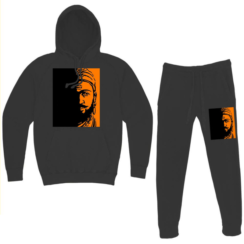 Stylist Mens Tshirt - Shivaji Maharaj Printed Hoodie & Jogger Set | Artistshot