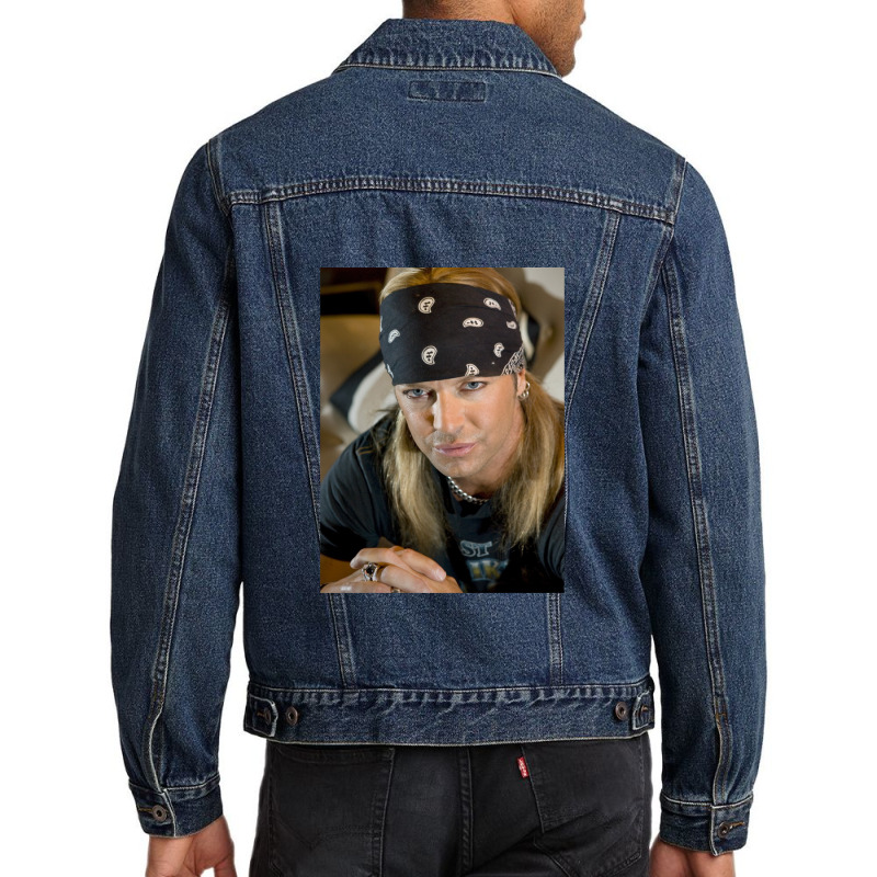 Bret Michaels - In Behind The Skin On Concert .png Men Denim Jacket | Artistshot