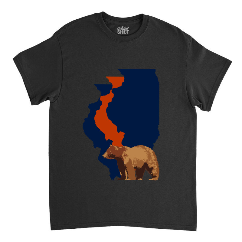 Illinois Border Classic T-shirt by JimenaBauer | Artistshot