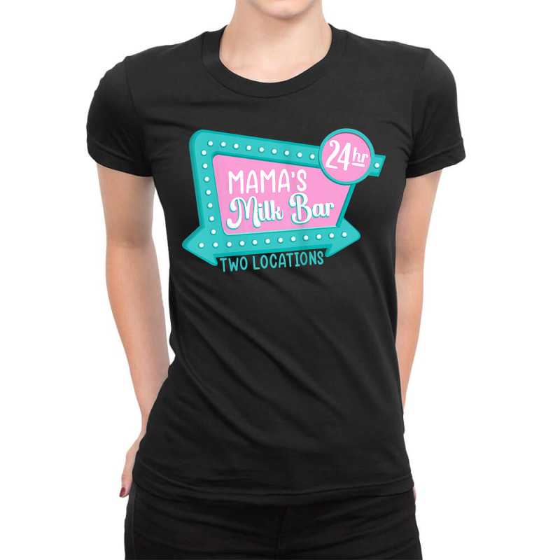 Womens Mama's Boobery Milkshake Breast Milk Bar I Breastfeeding Tank T Ladies Fitted T-Shirt by cm-arts | Artistshot