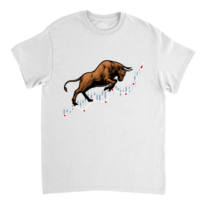 Bull Market In Stock Exchange, Make Profits Long Sleeve T Shirt Classic T-shirt by cm-arts | Artistshot