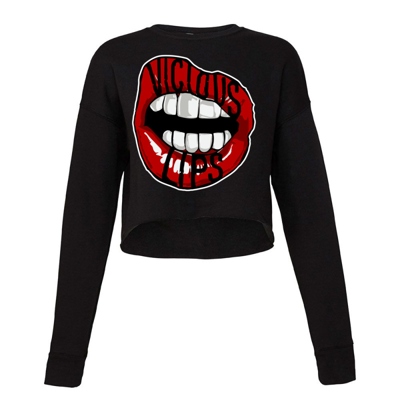 Vicious Lips Cropped Sweater by JACQUELINEJACKSON | Artistshot