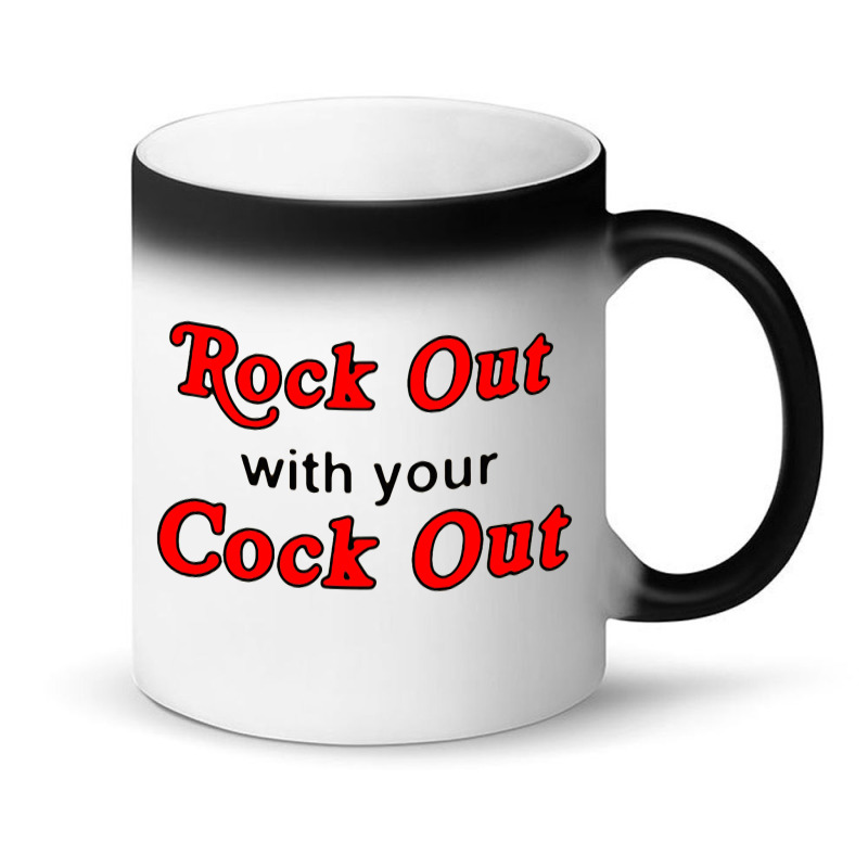 Rock Out With Cock Out Magic Mug | Artistshot