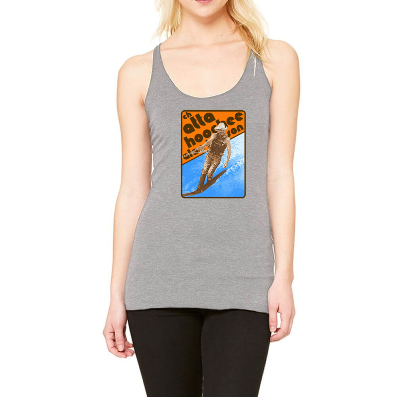 Waterskiing Retro Country Fan Art Racerback Tank by cm-arts | Artistshot