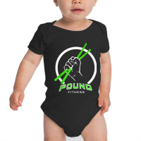 Pound Fitness With Drumsticks Baby Bodysuit | Artistshot