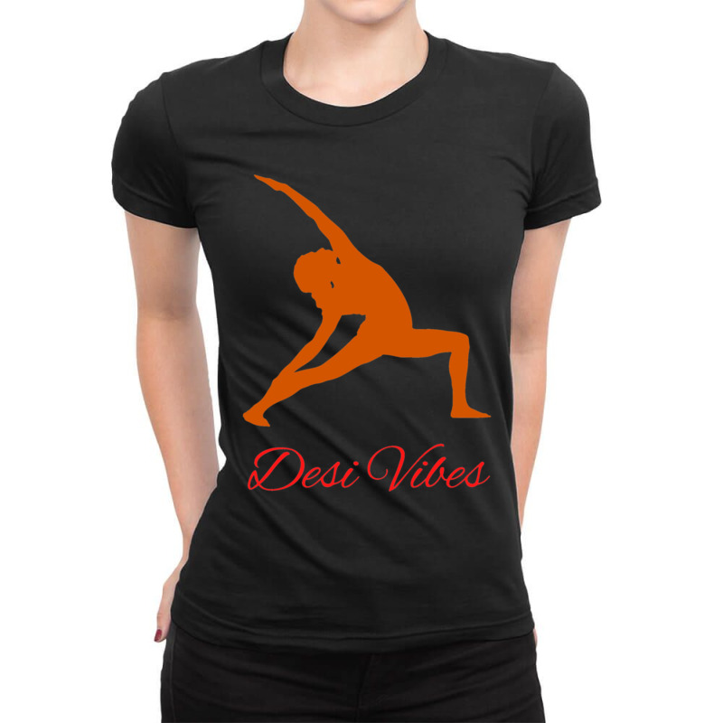 Desi Vibes Ladies Fitted T-Shirt by cm-arts | Artistshot