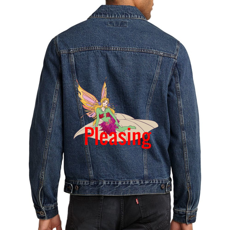 Pleasing Fairy, Fairies, Fairy Frog Men Denim Jacket | Artistshot