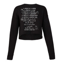 Hand In My Pocket Alanis Morissette Print Tote Cropped Sweater | Artistshot