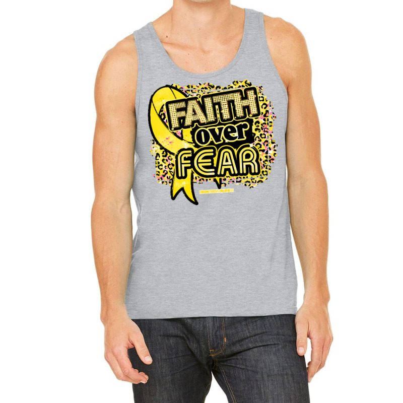 Endometriosis T  Shirt Endometriosis Awareness  Ribbon Faith Over Fear Tank Top by hardlyvagabond | Artistshot