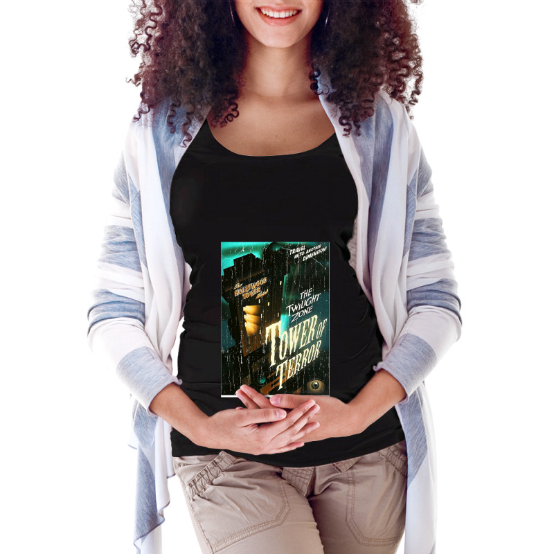 Hollywood Tower - Time Travel Gift Maternity Scoop Neck T-shirt by DesmondBalts | Artistshot