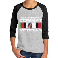 Iraq Afghanistan Combat Veteran Proud Army Military Vintage Pullover H Youth 3/4 Sleeve | Artistshot