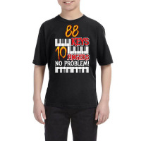 88 Keys 10 Fingers Piano Youth Tee | Artistshot