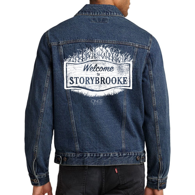 Once Upon A Time Welcome To Storybrooke Long Sleeve T Shirt Men Denim Jacket by cm-arts | Artistshot