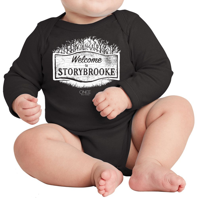 Once Upon A Time Welcome To Storybrooke Long Sleeve T Shirt Long Sleeve Baby Bodysuit by cm-arts | Artistshot