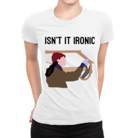 Ironic Ladies Fitted T-shirt | Artistshot