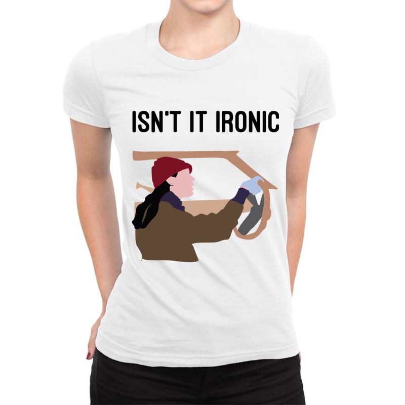 Ironic Ladies Fitted T-Shirt by cm-arts | Artistshot