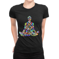 Meditation T  Shirt Yoga Meditation T  Shirt Ladies Fitted T-shirt | Artistshot