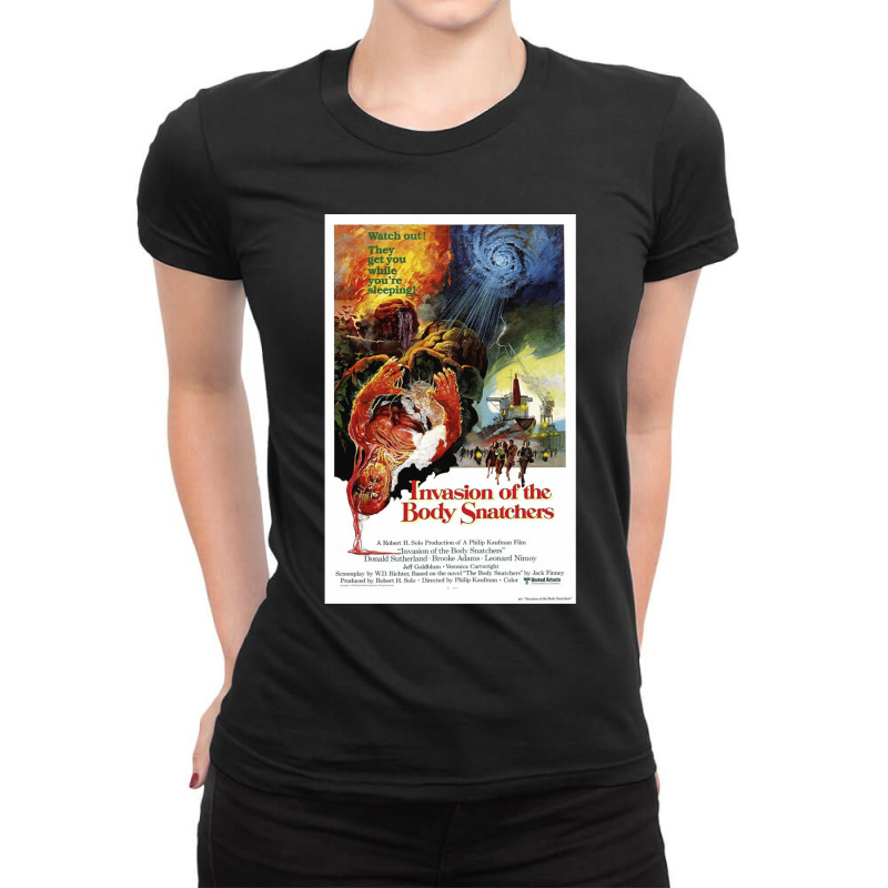 Invasion Of The Body Snatchers Gift Ladies Fitted T-Shirt by AmandaGoodrich | Artistshot