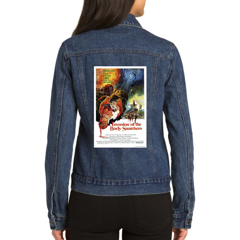 Invasion Of The Body Snatchers Gift Ladies Denim Jacket by AmandaGoodrich | Artistshot