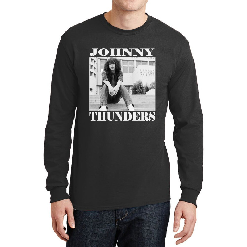 Black Johnny Thunders Classic Long Sleeve Shirts | Artistshot