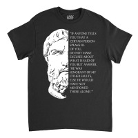 Stoicism Epictetus Stoic Philosophy Quote Faults Classic T-shirt | Artistshot