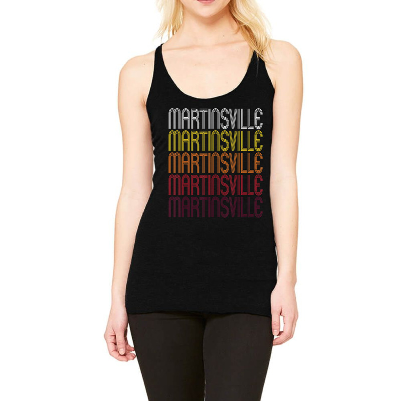 Martinsville, In Vintage Style Indiana Racerback Tank by Sheppard Karena | Artistshot