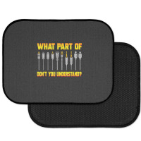 Sound Engineer Dj Audio Guy Music Production Engineering 1 Rear Car Mat | Artistshot